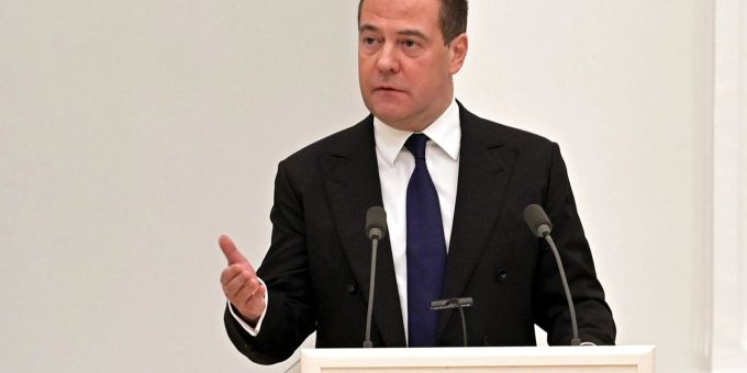 Dmitri Medwedew ist Vizechef des russischen Sicherheitsrates. Dmitri Medwedew ist Vizechef des russischen Sicherheitsrates.