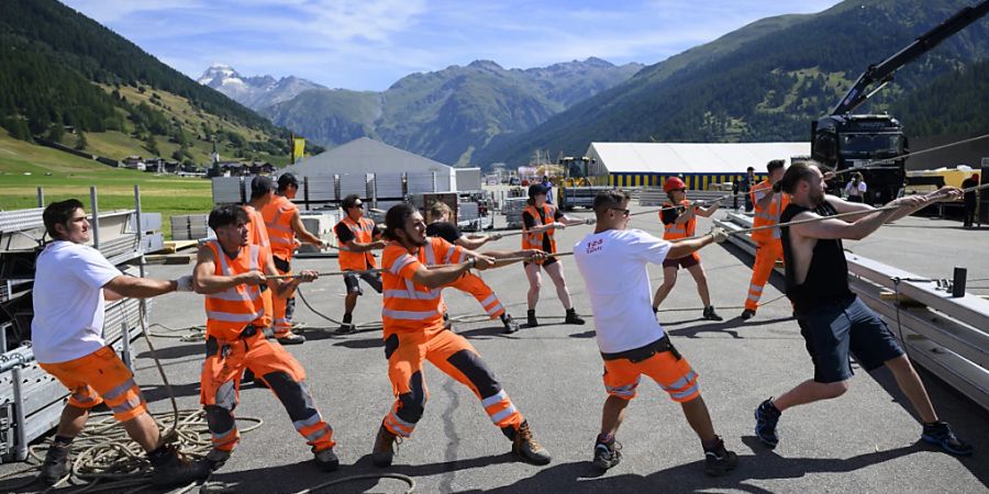 Das Bundeslager (Bula) im Goms VS ist mit 30'000 Teilnehmenden das grösste Pfadfinder-Lager der Schweiz. (Archivbild)