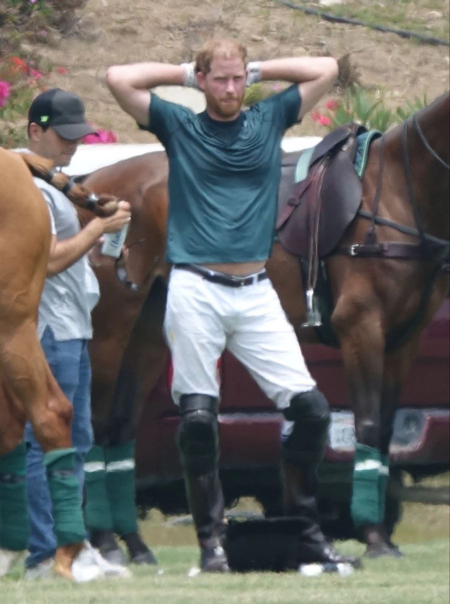 Prinz Harry und sein neues Leben in den USA beim Polo.