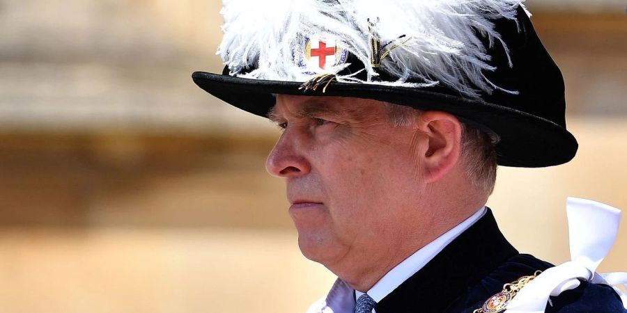 Prinz Andrew 2018 am Garter Day, dem Treffen der Ordensritter des Hosenbandordens in Windsor Castle.