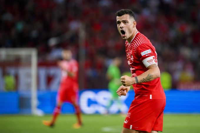Nati-Captain Granit Xhaka hat gegen Spanien und Portugal überzeugt. Granit Xhaka Schweizer Nati