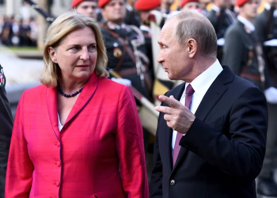 Die österreichische Politikerin Karin Kneissl wurde zuletzt wegen ihren engen Russland-Kontakten stark kritisiert.