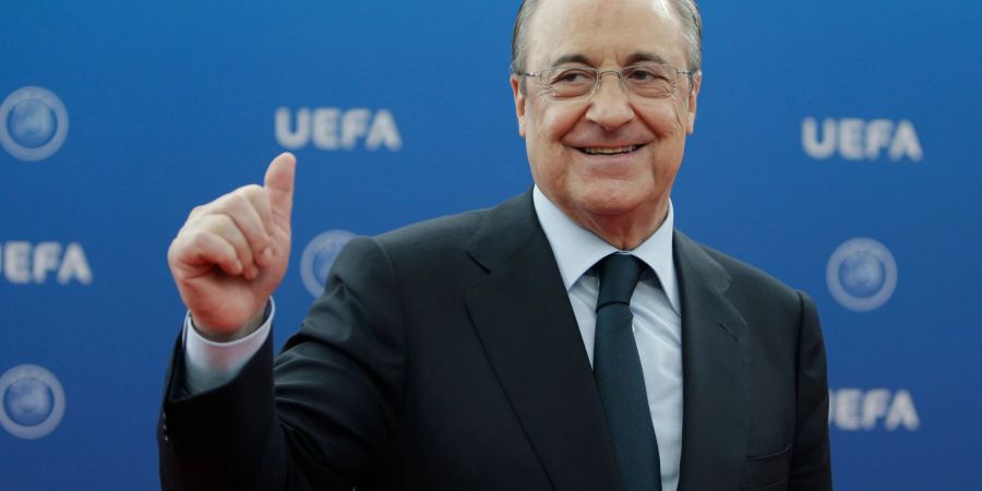 Propagiert weiter die Einführung einer europäischen Super League: Florentino Pérez, Präsident von Real Madrid.