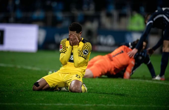 Jude Bellingham wurde nach Spielen in dieser Saison immer wieder rassistisch beleidigt. (Archivbild) Jude Bellingham BVB