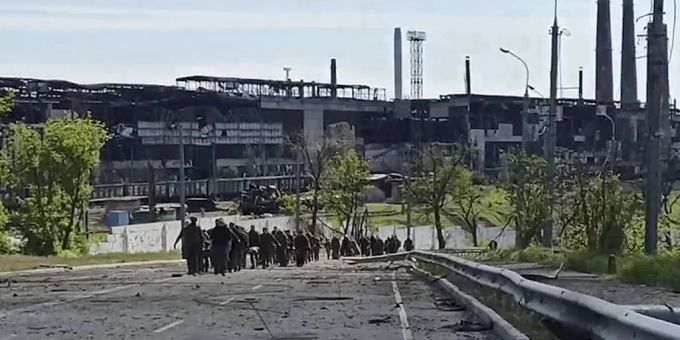 Das Asow-Stahlwerk in Mariupol wurde von Russland grösstenteils zerstört. reichster russland wegen
