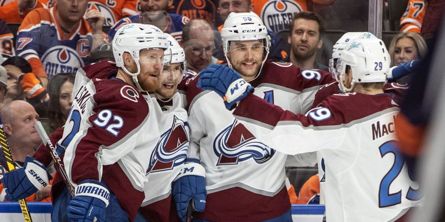 Avalanche Oilers Hockey NHL