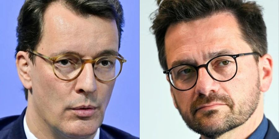 Hendrik Wüst (links) und Thomas Kutschaty