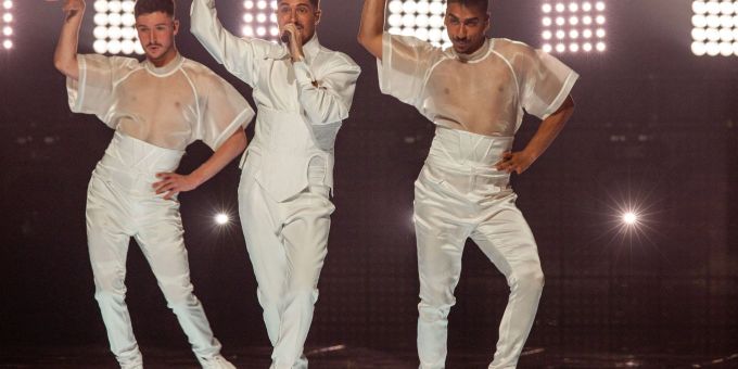Michael Ben David (m.) singt beim ESC für Israel. Michael Ben David (m.) singt beim ESC für Israel.
