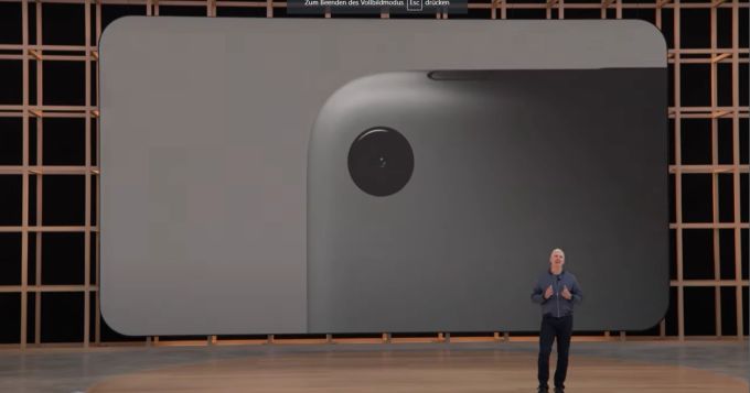 Ein Ausschnitt aus der Vorschau auf das Pixel Tablet von Google. Google Pixel Tablet