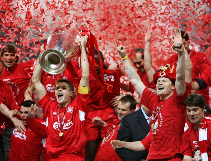 Liverpool gewinnt die Champions League 2005. Champions League