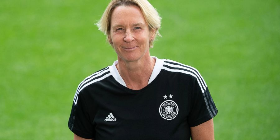 Abschlusstraining vor dem Viertelfinale gegen Österreich mit Bundestrainerin Martina Voss-Tecklenburg.