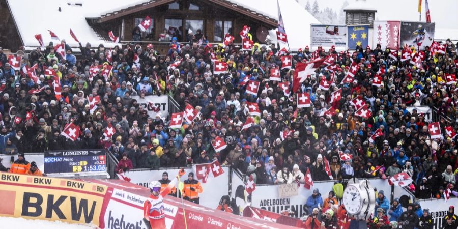 Skirennen Adelboden Zuschauer