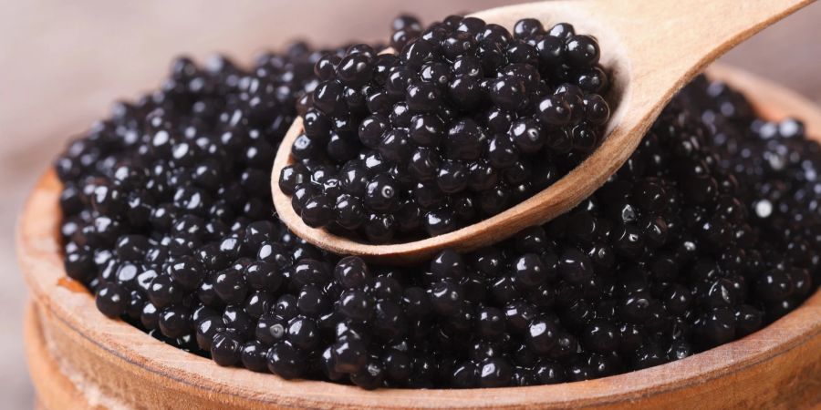 Beluga-Kaviar zählt zum exklusivsten Essen, das Sie bestellen können.