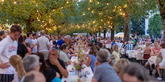 Mitsommerfest in der Stadt Frauenfeld.