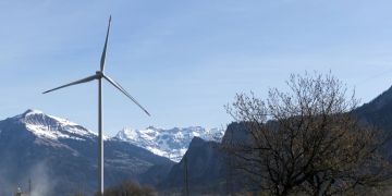 Windenergieanlage Haldenstein