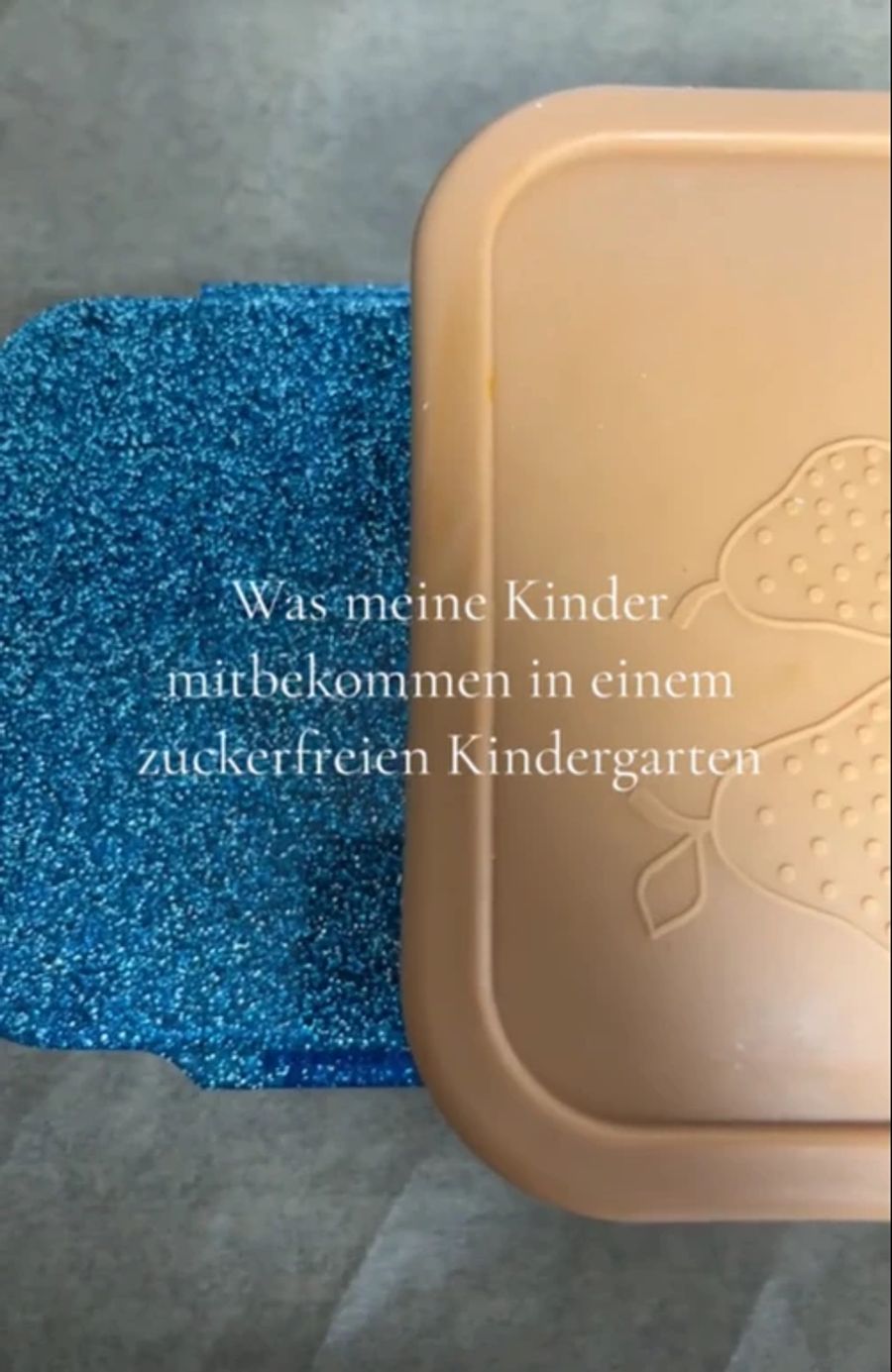 ... oder ihr Kind gar in den zuckerfreien Kindergarten schicken.