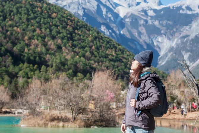Frau, Travel, Natur, Wanderung, Reise,