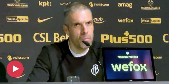 1:5 bei YB - FCB-Celestini: «Mein Fehler! Es hat nichts funktioniert»
