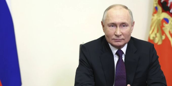Wladimir Putin schmiedet Pläne im Weltraum. Wladimir Putin