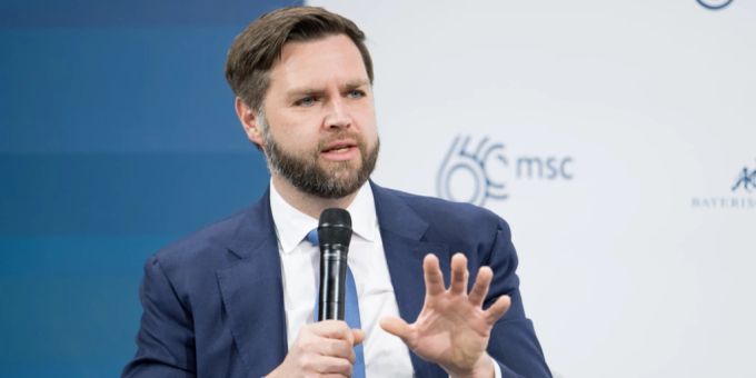 US-Senator J.D. Vance bei der 60. Münchner Sicherheitskonferenz. (Archivbild) Senator J.D. Vance