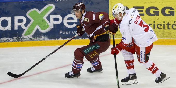 Die Rapperswil-Jona Lakers unterliegen gegen Servette. Rapperswil-Jona Lakers Servette