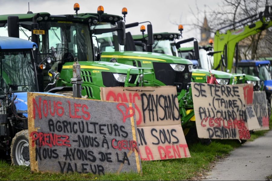 Bauernprotest Schweiz