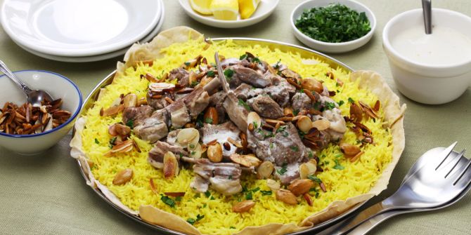 Jordanisches Nationalgericht Mansaf