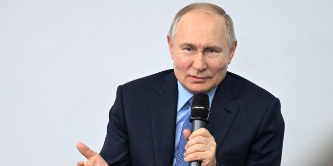 Wladimir Putin beim Auftritt in Anadyr. Wladimir Putin