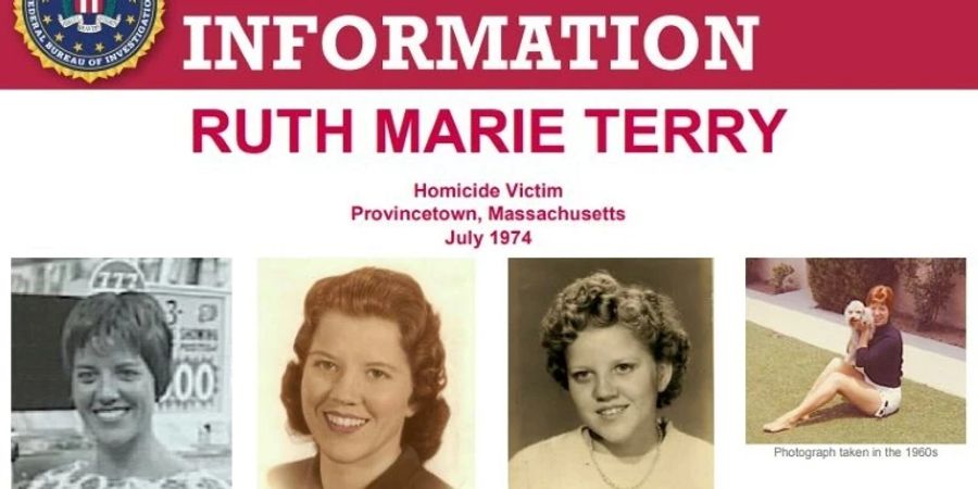 FBI-Fahndungsaufruf zur 1974 ermordeten Ruth Marie Terry