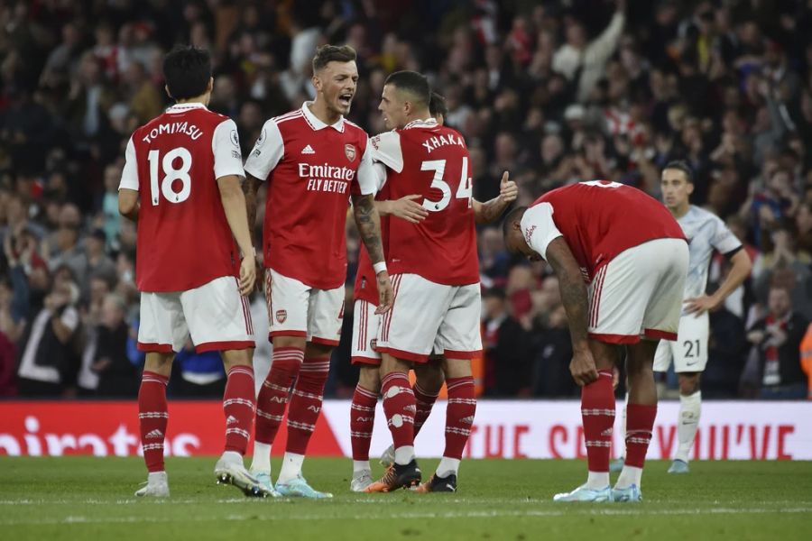 Arsenal steht knapp hinter Chelsea auf Platz sechs. Das Team um Granit Xhaka hat einen Wert von 377 Millionen Franken.
