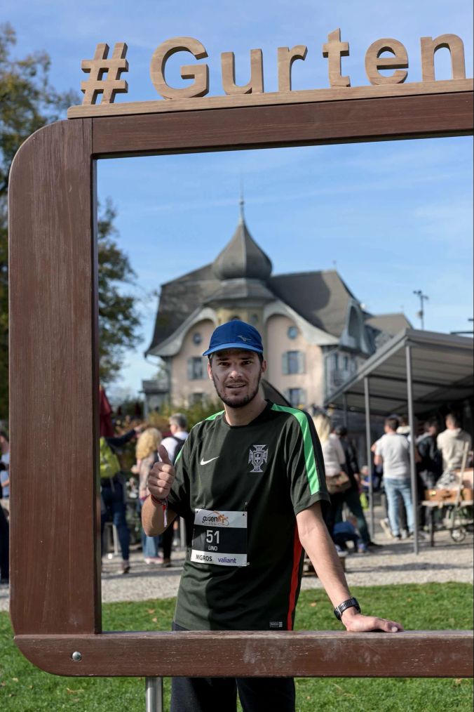 Lino Risch ist auf dem Gurten angekommen.