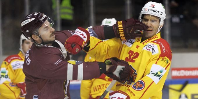 Genève-Servette bezwingt den EHC Biel im Spitzenspiel. biel leader