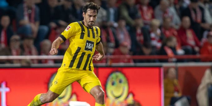 Mats Hummels im Dress des Borussia Dortmund. cathy hummels