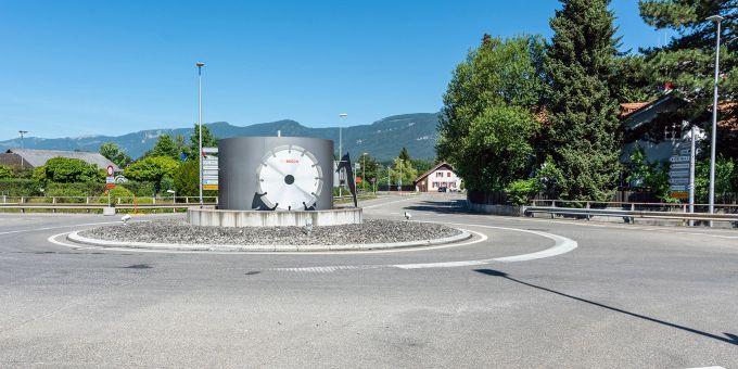 Der Boschkreisel in Zuchwil. Der Boschkreisel in Zuchwil.