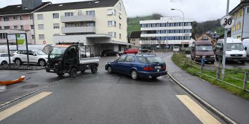 Grabs: Unfall beim Abbiegen