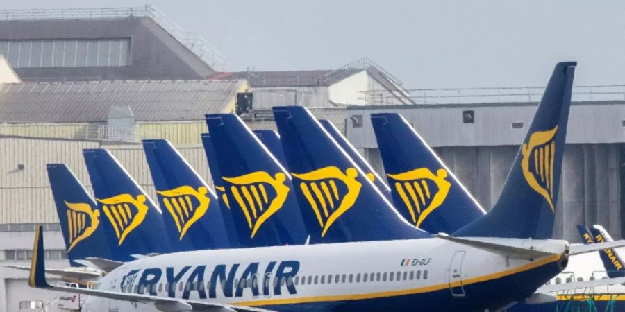 Ryanair-Maschinen in Dublin