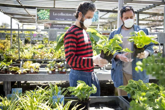 Auch Gartencenter locken viele Kunden an. Gartencenter