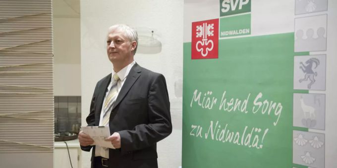 Christoph Keller tritt als Nidwaldner SVP-Präsident zurück. christoph keller