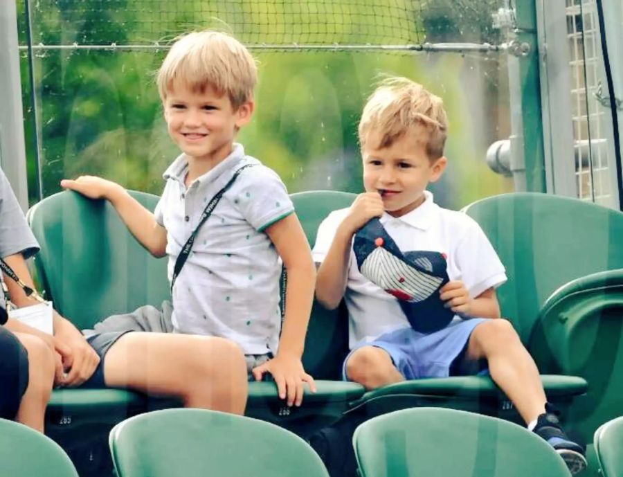 Leo (l.) und Lenny (r.) Federer feierten gestern ihren 6. Geburtstag.