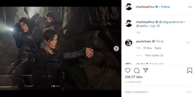 Charlize Theron in «The Old Guard». charlize theron