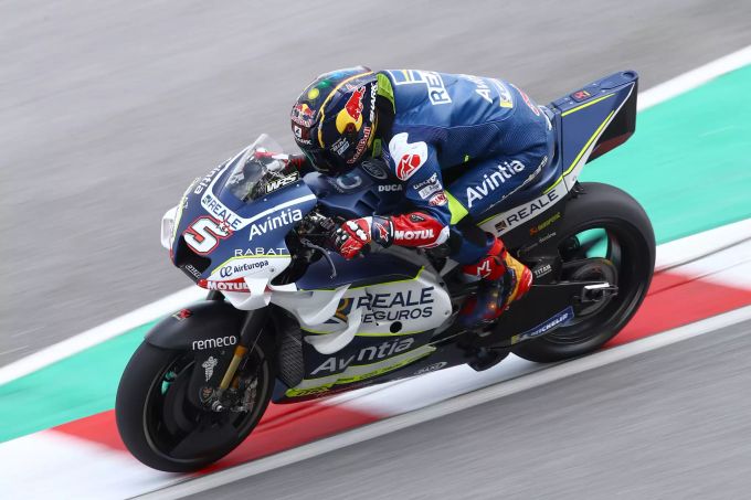 Johann Zarco (Avintia-Ducati) bei den Vorsaison-Testfahrten der MotoGP in Katar. Johann Zarco Avintia MotoGP