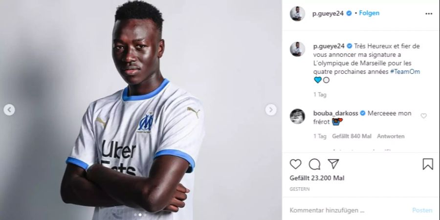pape gueye Olympique Marseille