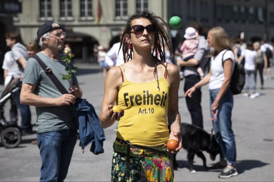 Demo gegen Corona