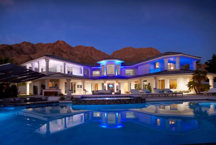 Diese Luxusvilla befindet sich in Las Vegas, Nevada.