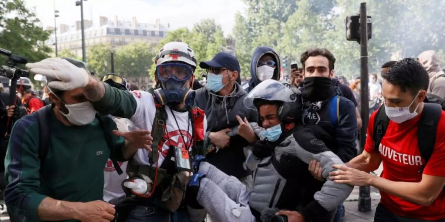 Demonstrant Paris