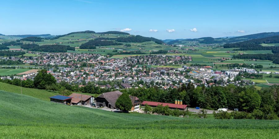 Münsingen vom Belpberg