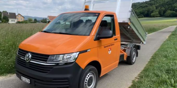 Das neue Gemeindefahrzeug, ein VW T6.