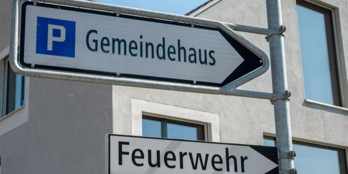 Das Gemeindehaus von Stettlen. Das Gemeindehaus von Stettlen.