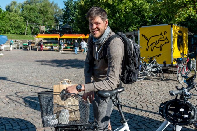 Pascal Schädeli ist froh, wieder Märitprodukte aus erster Hand einkaufen zu können