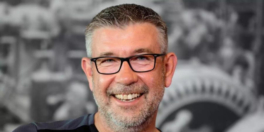 Kann sich über einen Neuzugang aus Japan freuen: Union-Coach Urs Fischer. Foto: Soeren Stache/dpa-Zentralbild/ZB